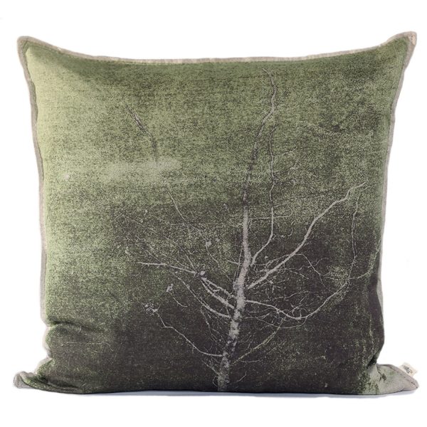 Groen Tak Cushion Print