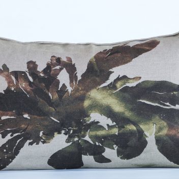 Nitiphyllum Green Cushion - Printed