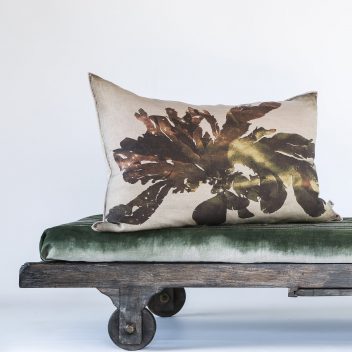 Nitiphyllum Green Cushion - Printed