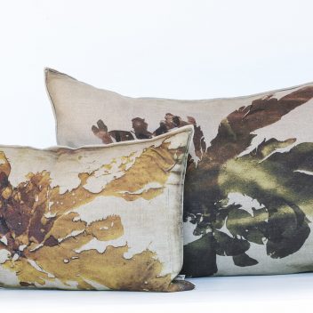 Nitiphyllum Green Cushion - Printed