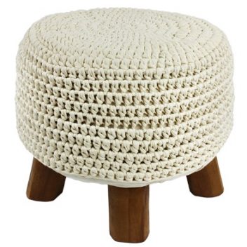 Handmade - Round Footstool