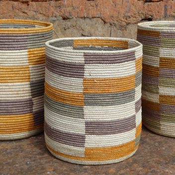 Cylindrical Bwindi Baskets