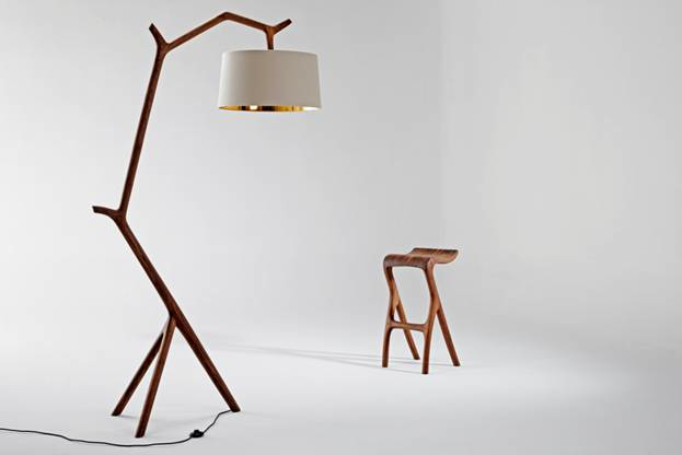 Meyer von Wielligh- Umthi Hanging lamp and Umthi barstool