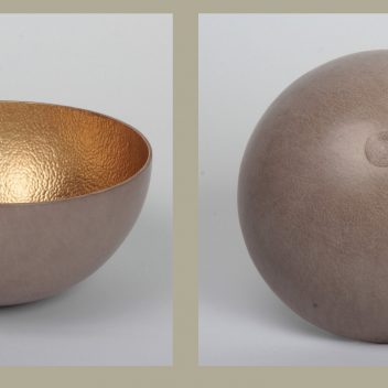 Afrika Tiss - Hammered Flat and Round Bowls