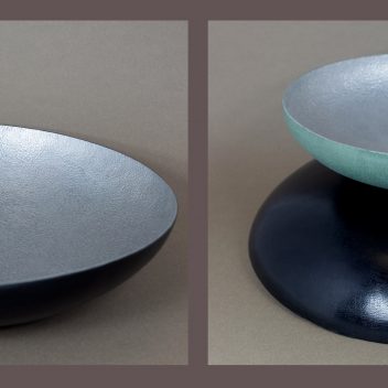 Afrika Tiss - Hammered Flat and Round Bowls