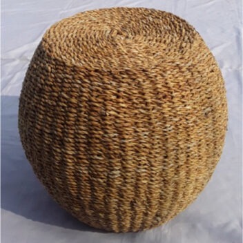 Artisan Creations - Seagrass Pouf