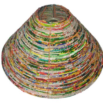 JNDP Crafts - Lampshade Recycled Material