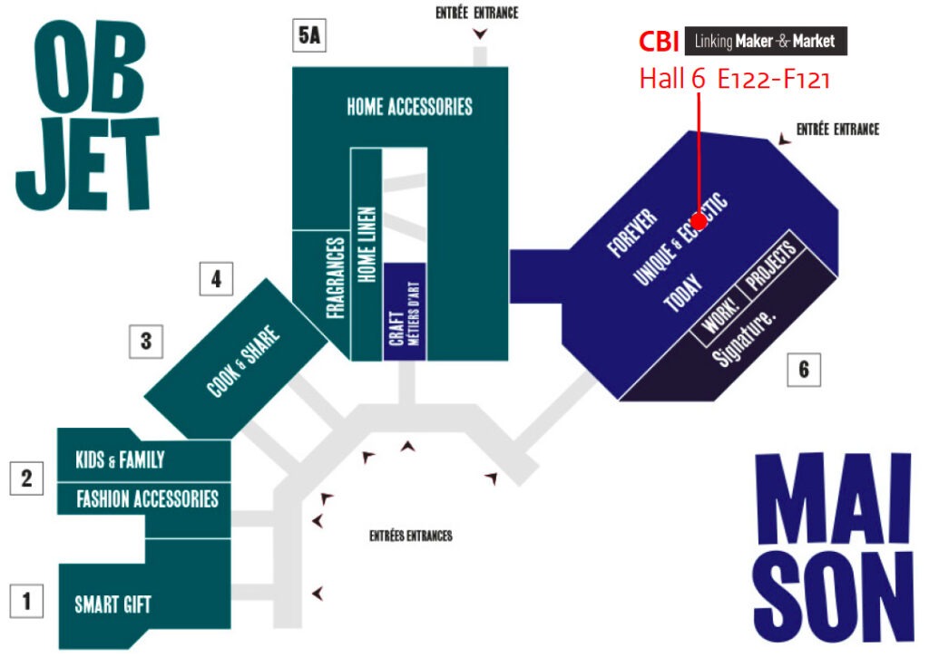 Maison et Objet Paris 9-13 September 2021 - Floorplan