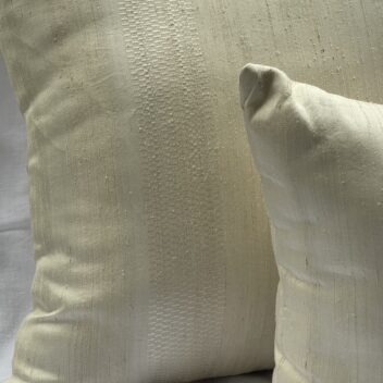 Lotus Silk House - golden silk cushions